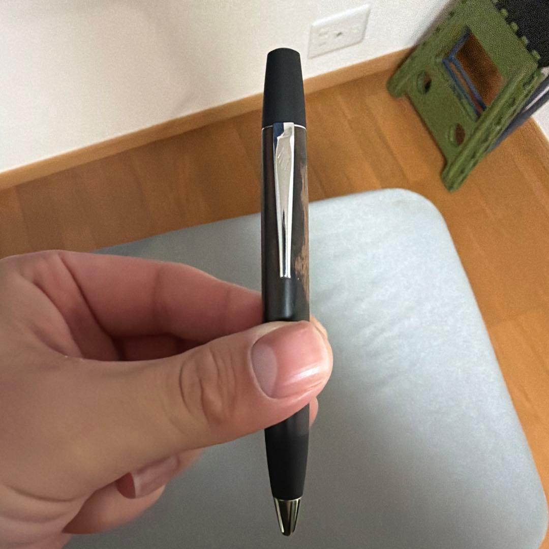 野原工芸 ボールペンロータリー　黒柿