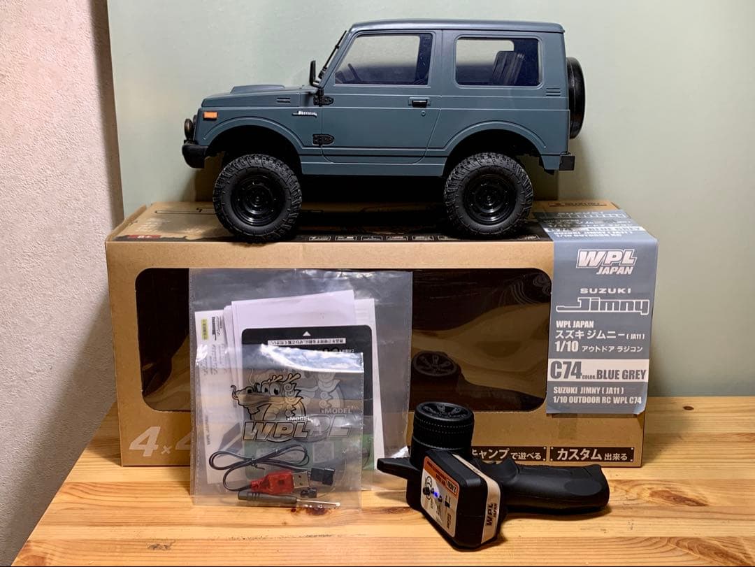 D*A様 【技適】WPL JAPAN C74 スズキ ジムニー 1/10 ブルー