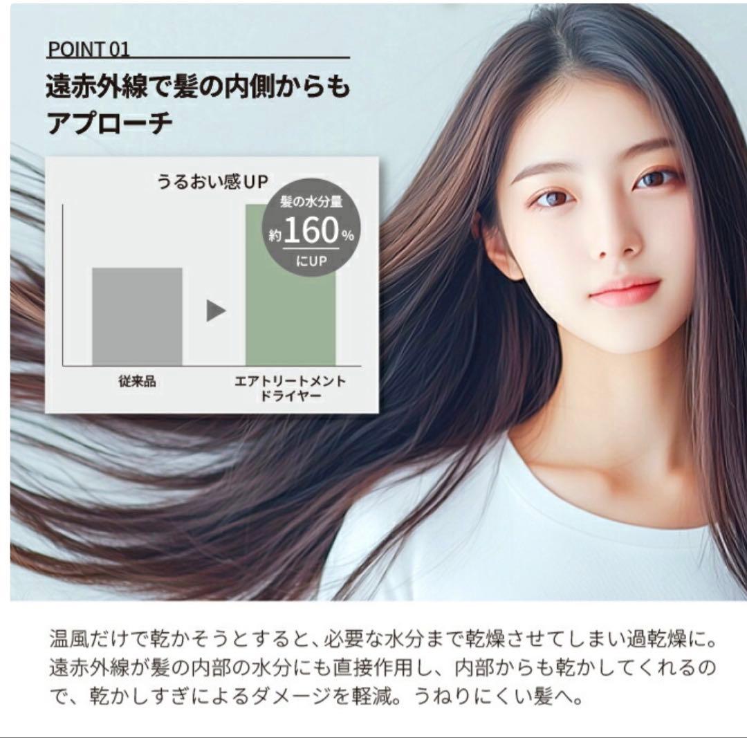 最上位モデル SALONIA エアトリートメントドライヤー SAL24211