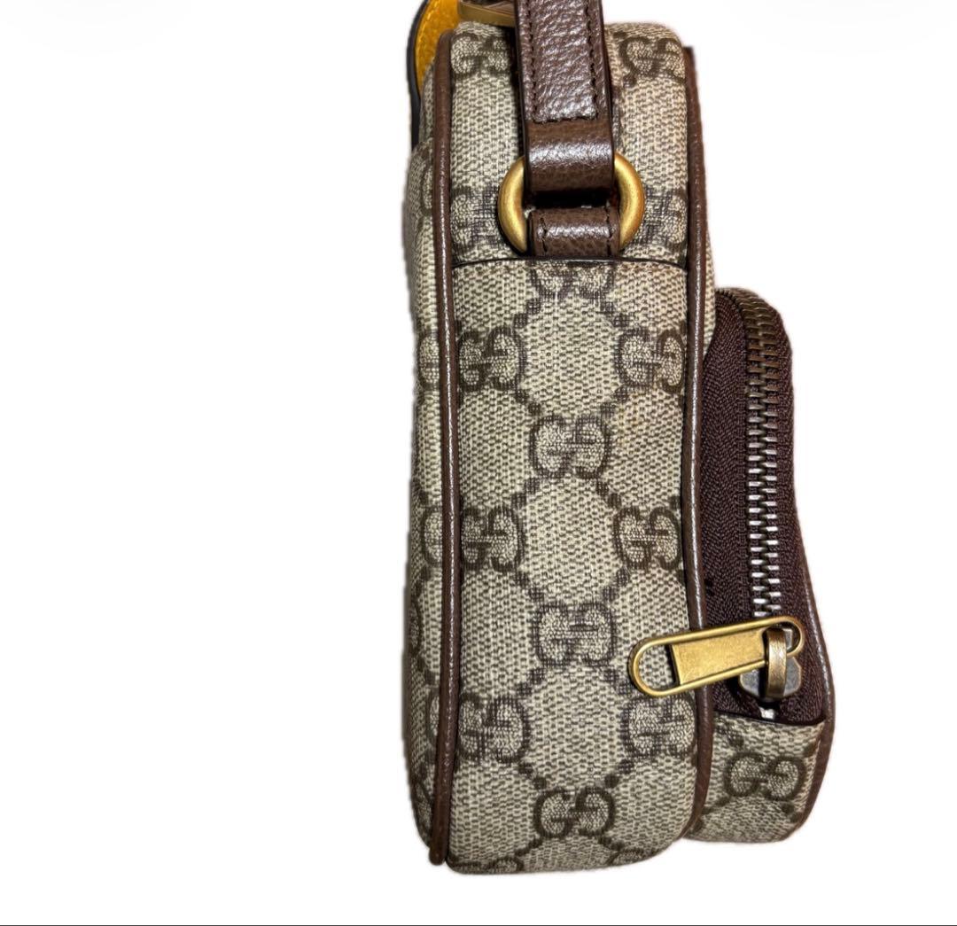 美品 グッチ ネオビンテージ タイガー ショルダーバッグ アニマリエ 斜めがけ