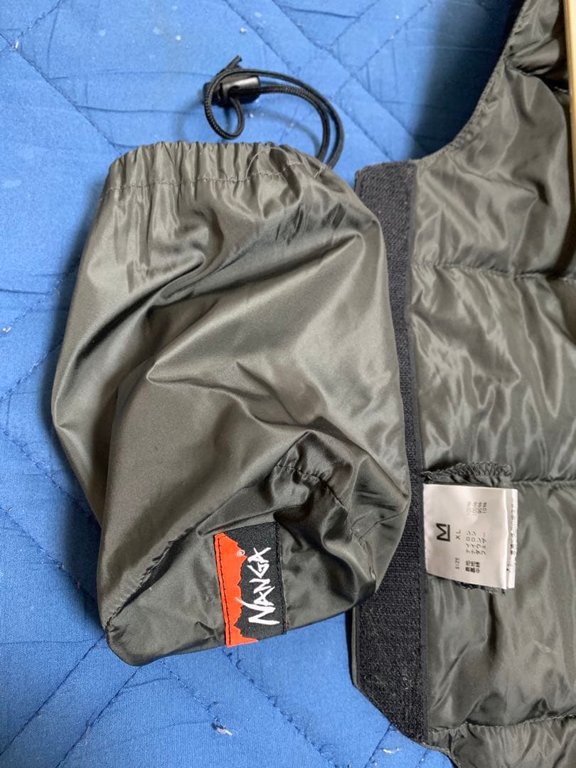 犬用　NANGA ドッグダウンウェア　サイズXL ブラック　犬服　ダウンベスト