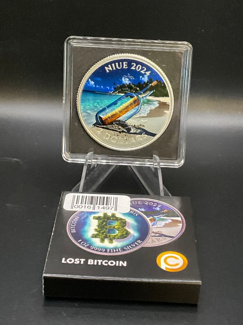 ビット 仮想通貨 1オンス銀貨 LOST