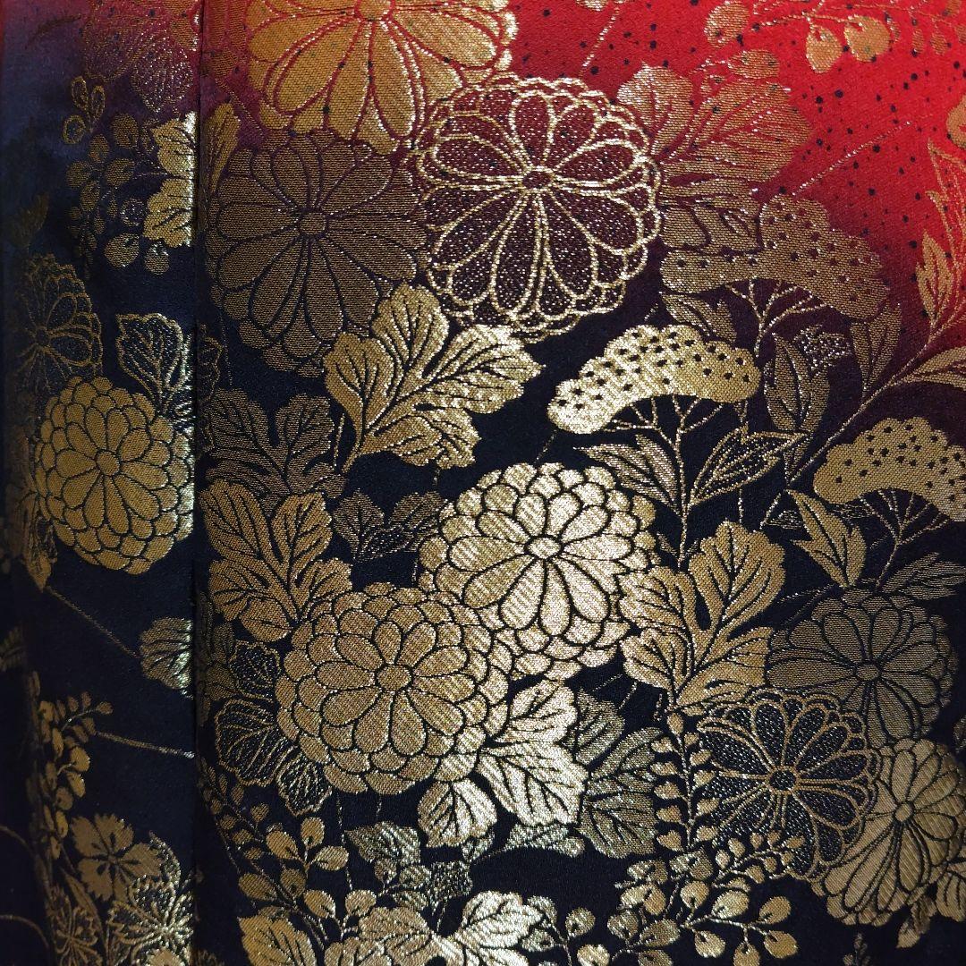 振袖フルセット(8点)・成人式・古典柄・寿光織・モダン