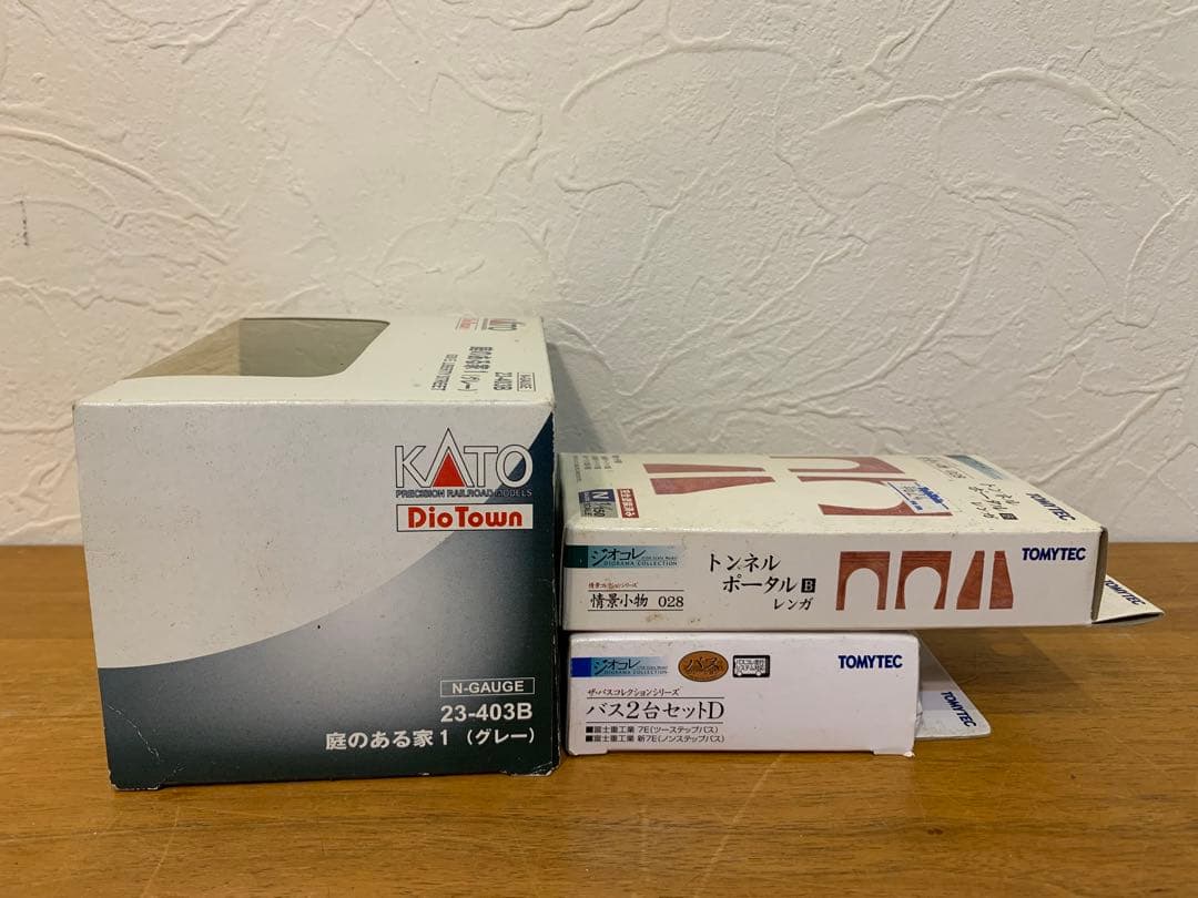 N1111-02★TOMYTEC 建物コレクション 駅前/ バス等6点