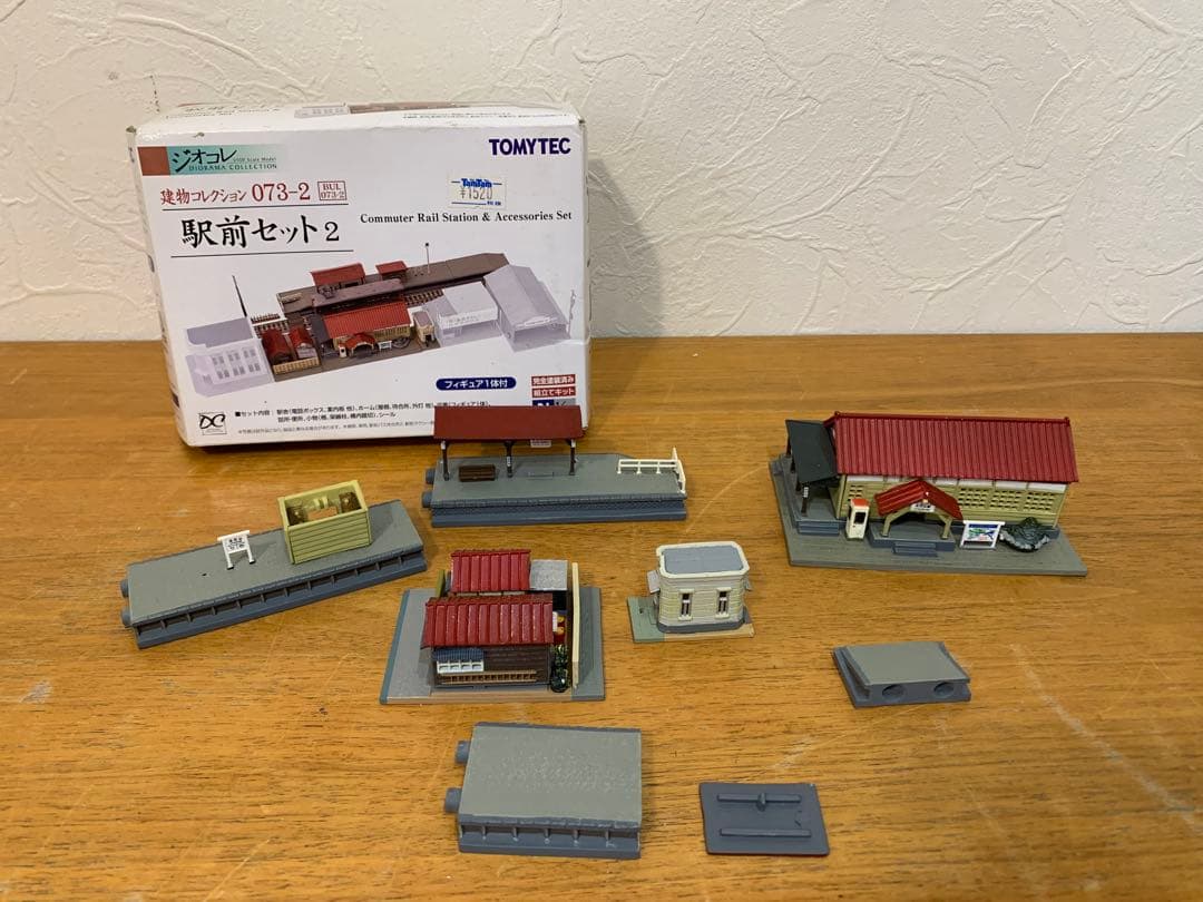 N1111-02★TOMYTEC 建物コレクション 駅前/ バス等6点