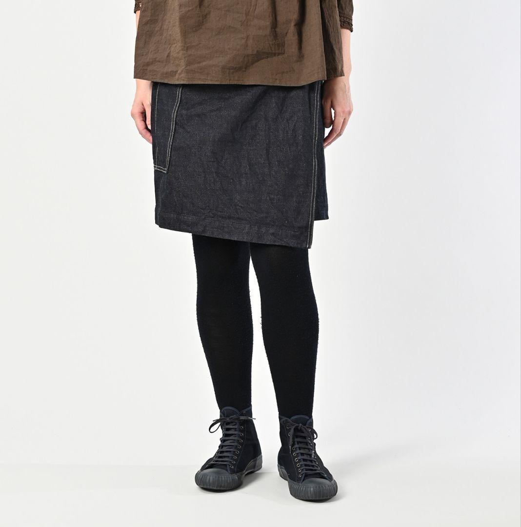 45R★ツィードデニムのミニタブリエ（濃）今季