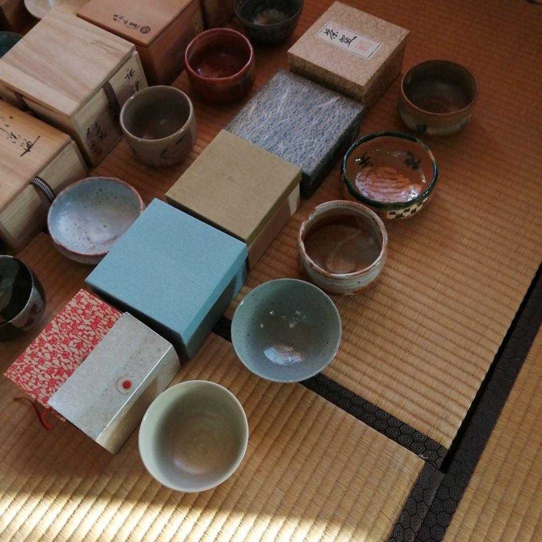YUU　茶碗15個まとめ売り　万古長山窯　緑山など