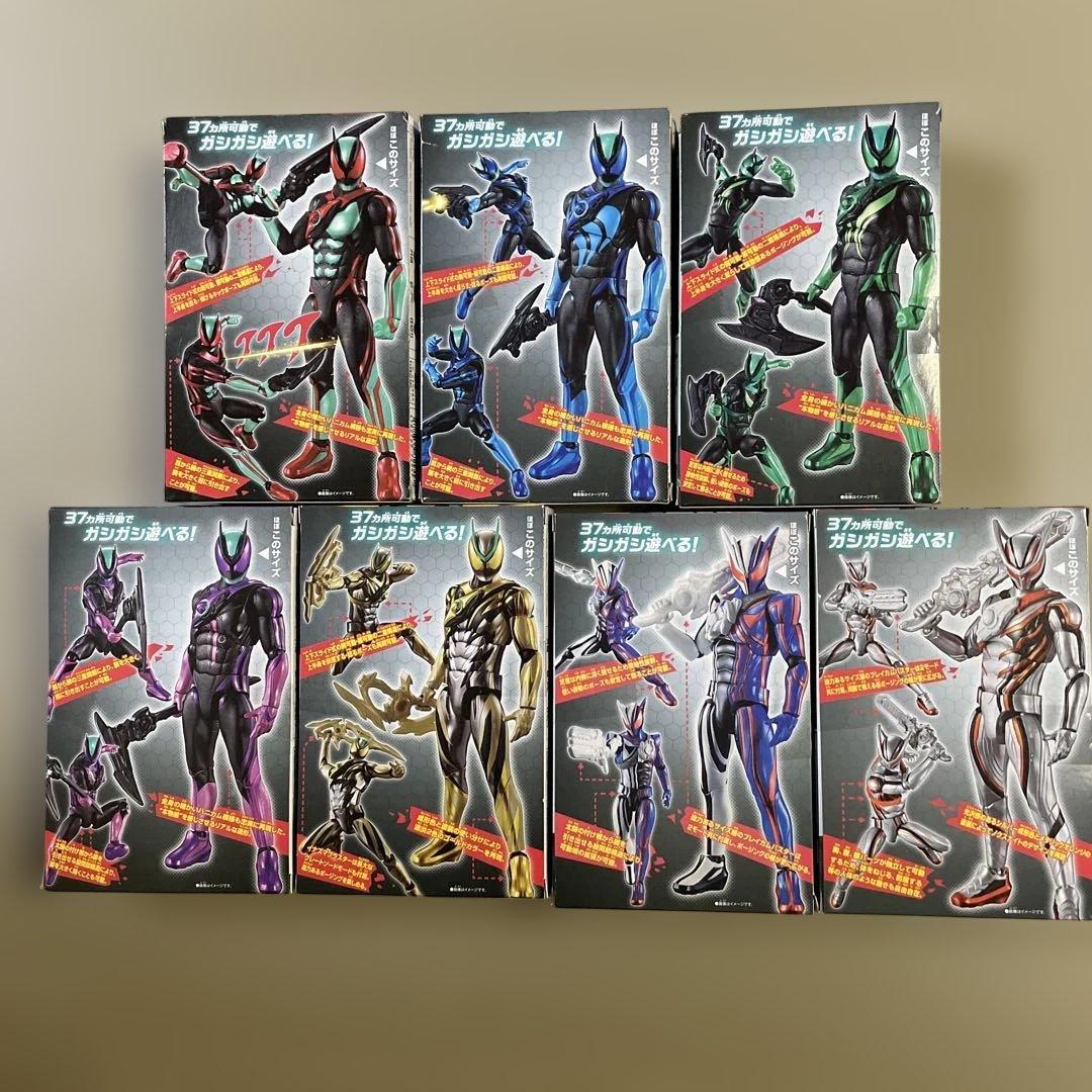 仮面ライダーアクションフィギュア 仮面ライダーゼッツ 7個セット