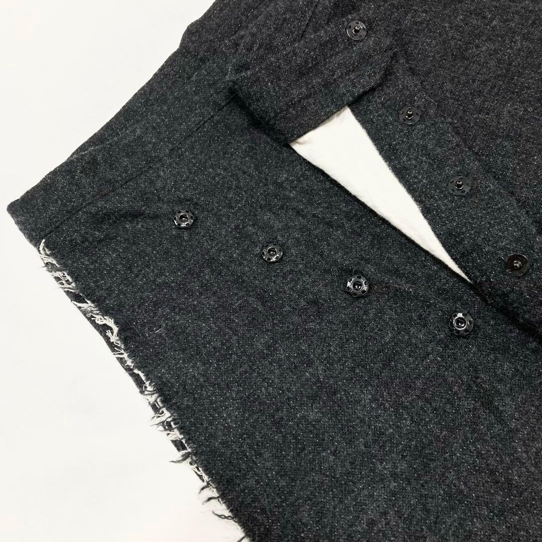 Y's ワイズ 美品 カットアウト サルエルパンツ グレー1