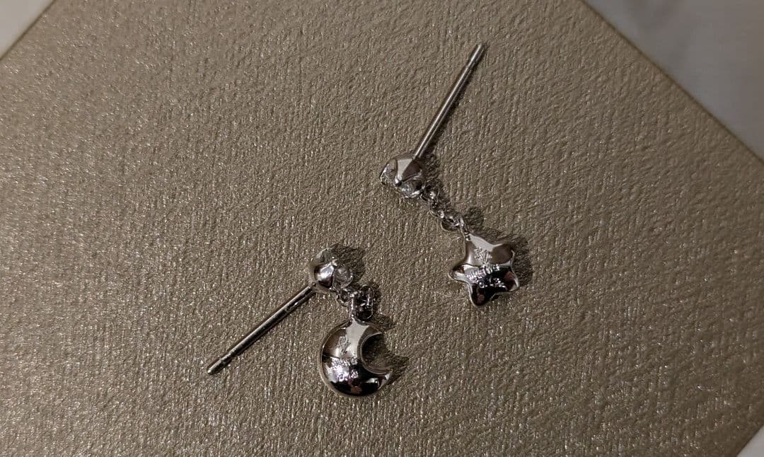 Ponte Vecchio ポンテヴェキオ 星 月 ピアス ジュエリー