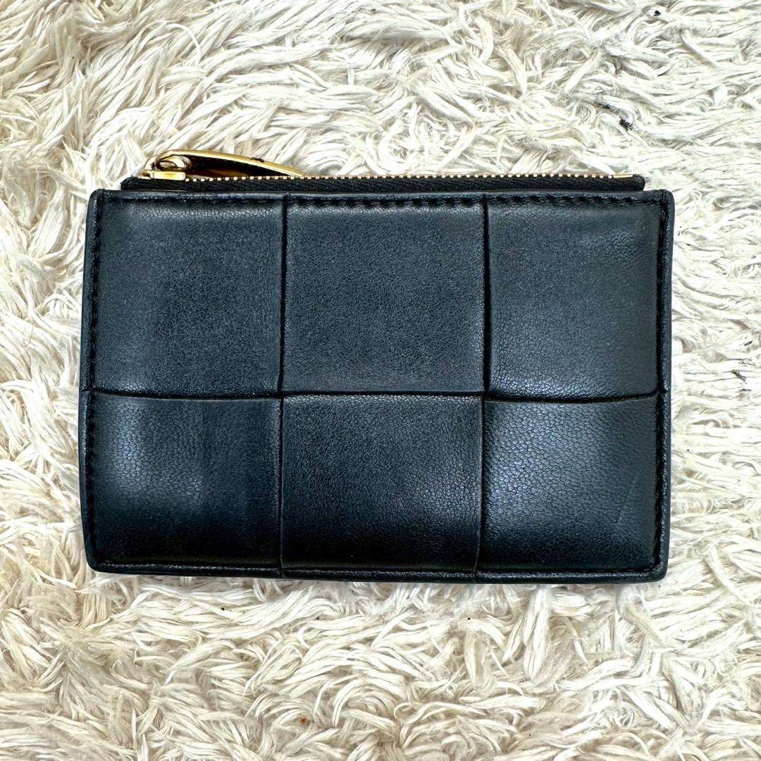 【美品】ボッテガヴェネタ フラグメントケース カセット ブラック RFID