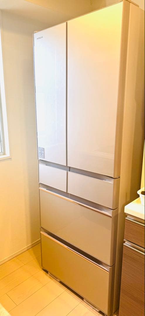 日立HITACHI 冷蔵庫クリスタルシャンパンR-HW52J-XN 2019年