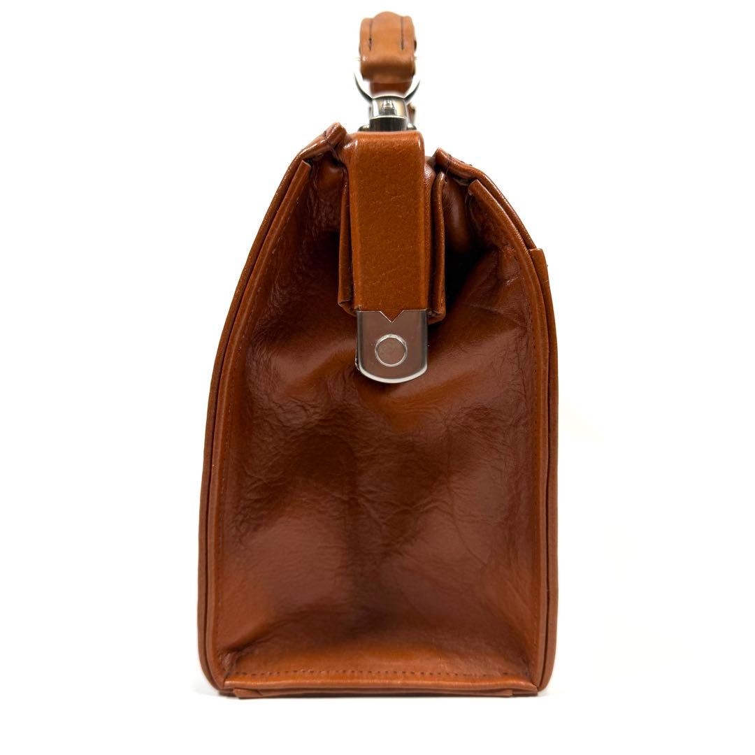【極美品】SADDLE 豊岡鞄　ミニダレスバッグ　2way レザー　ブラウン
