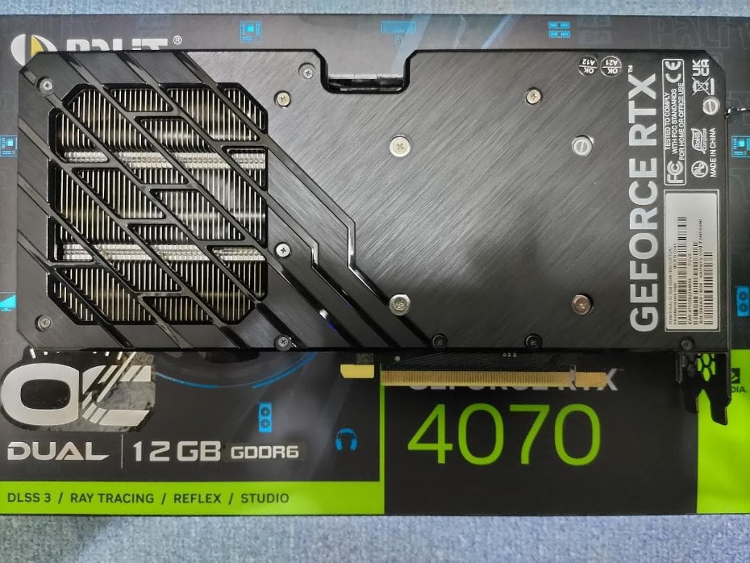 L*e様 GeForce RTX 4070 12GB DUAL (GDDR6)