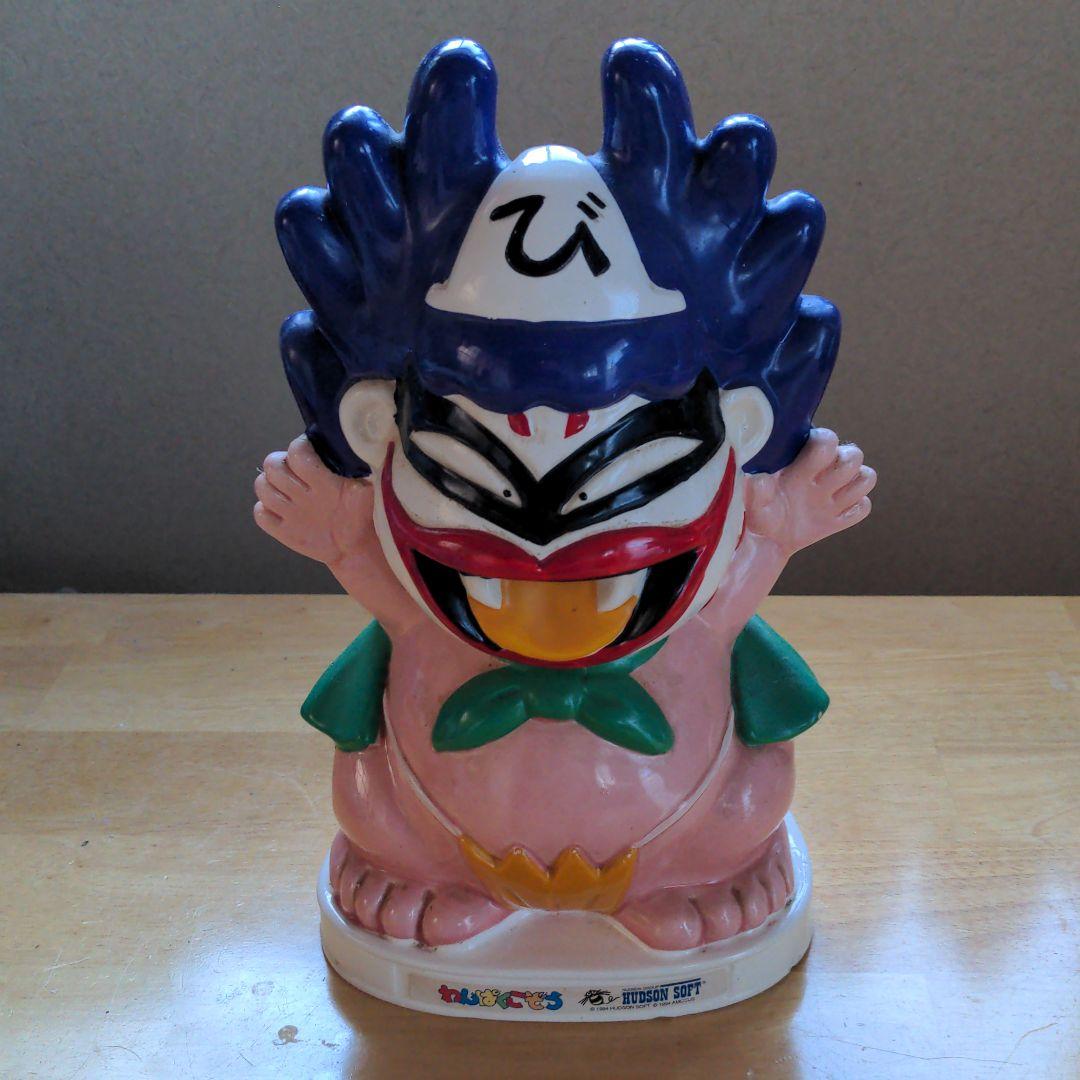 桃太郎電鉄の人気キャラクターキングボンビーの陶器製貯金箱