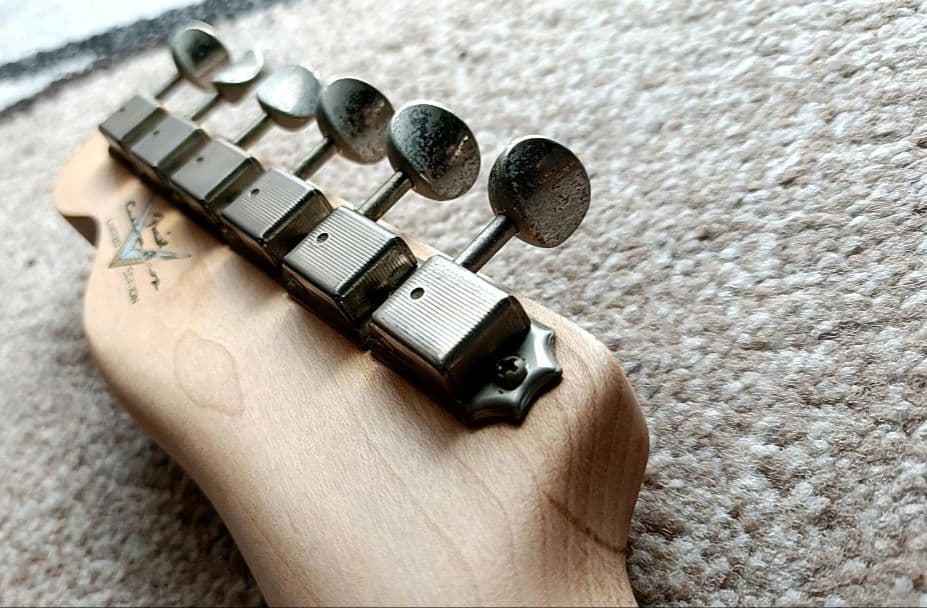 自作 テレキャスター Dust Blue 木製PG コンポーネント レリック