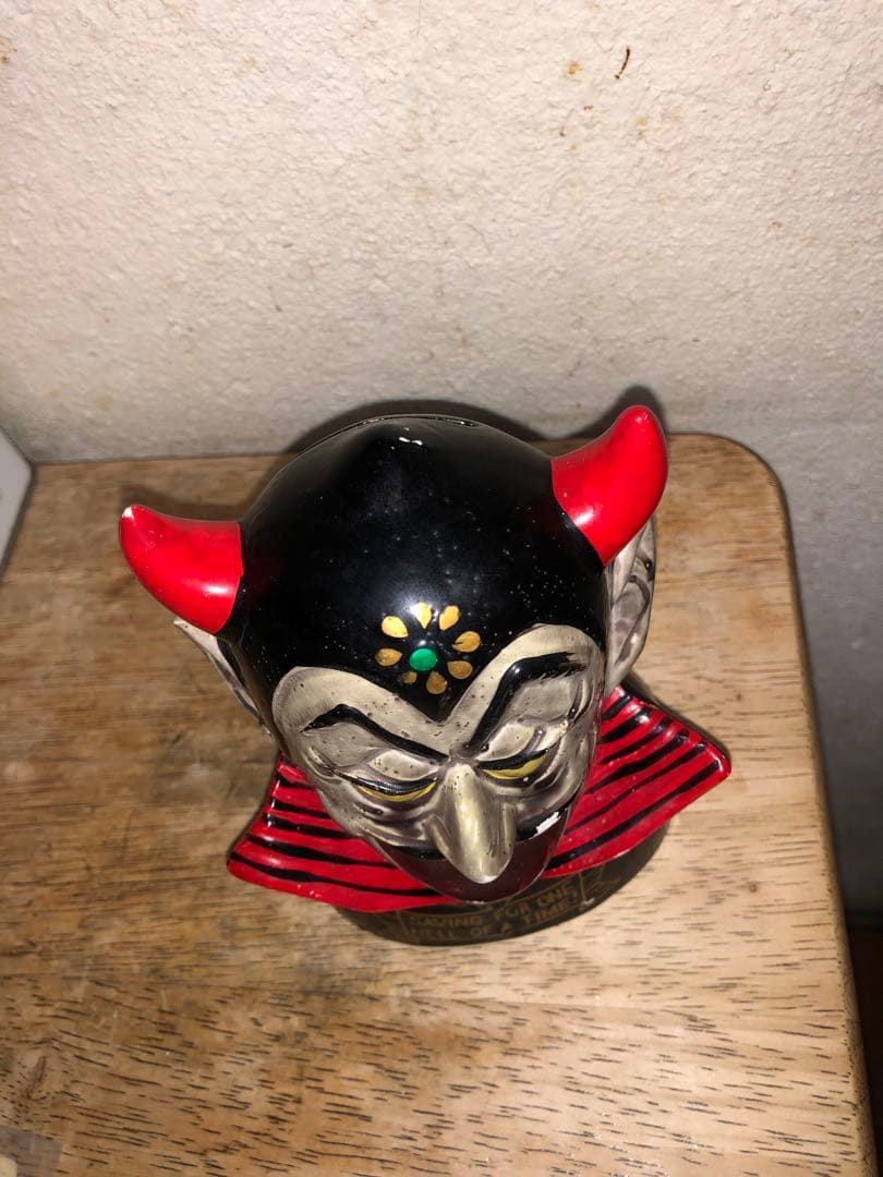 ビンテージ50s デビル　悪魔　貯金箱　ミッドセンチュリー ネイバーフッド　死神