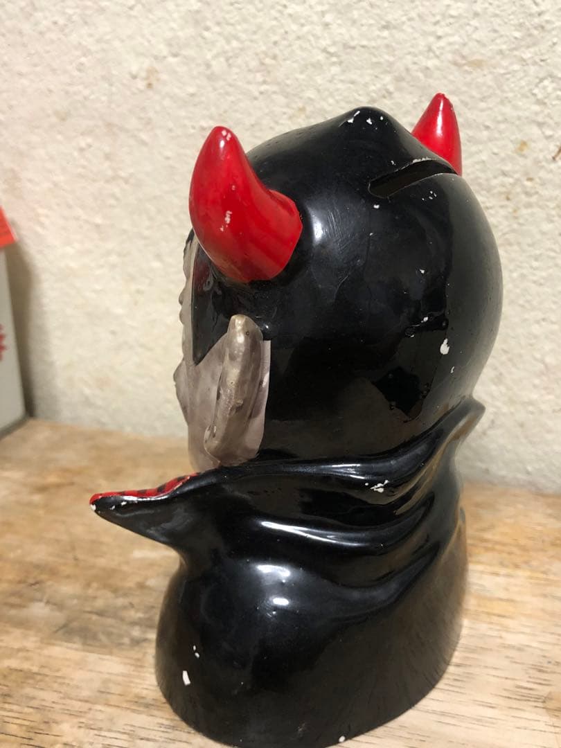 ビンテージ50s デビル　悪魔　貯金箱　ミッドセンチュリー ネイバーフッド　死神