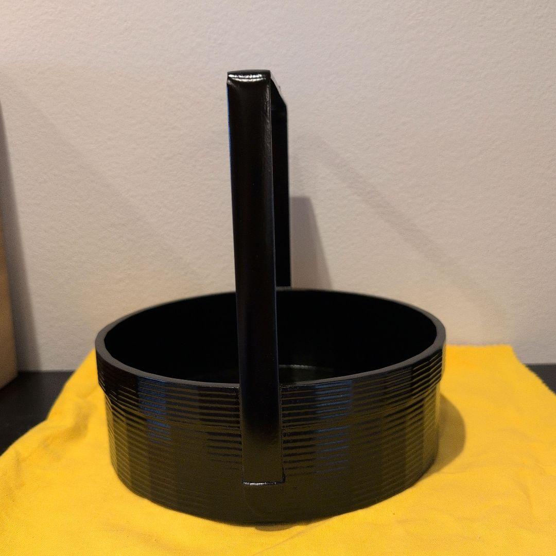 目代宗芳 輪島塗 莨盆 丸手付 共箱