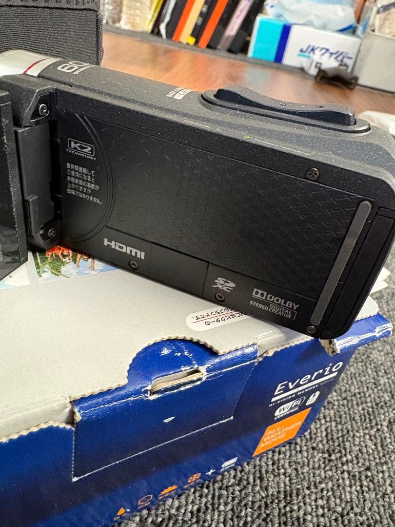 JVC Everio エブリオ GZ-RX500-B 防水ビデオカメラ64GB