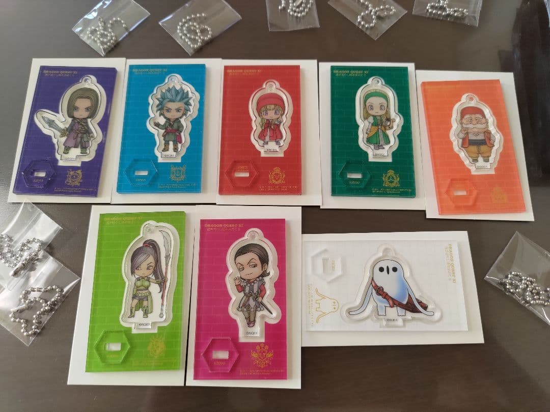 ドラゴンクエスト11 アクリルスタンドキーホルダー 正面8種セット
