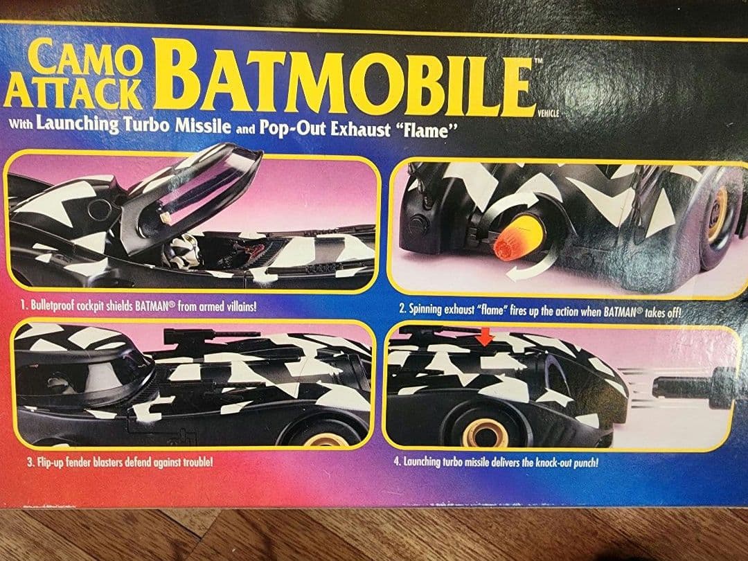 ケナー　バットモービル 　バットマンリターンズ　カモアタック　国内未発売