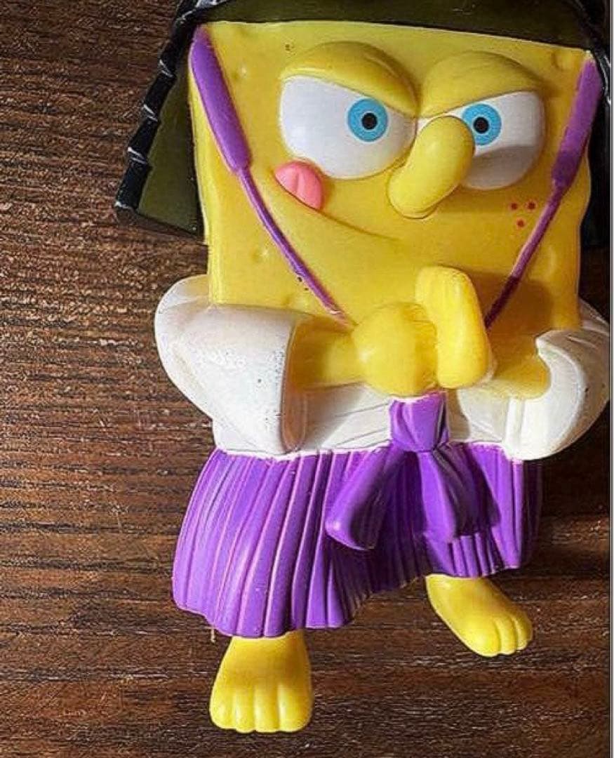 スポンジボブ バーガーキングミールトイ7個 (バラ売り不可)