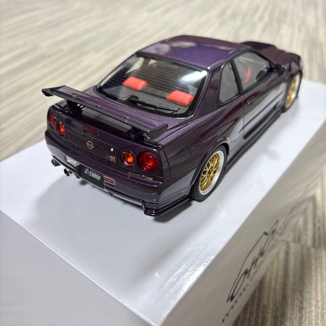 期間限定価格　京商　otto mobile 1/18 r34 gtr Zチューン