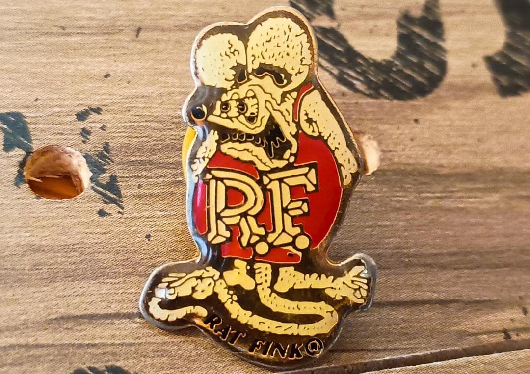 ラットフィンク ピンバッジ 缶バッジ ワッペン 9点セット RATFINK