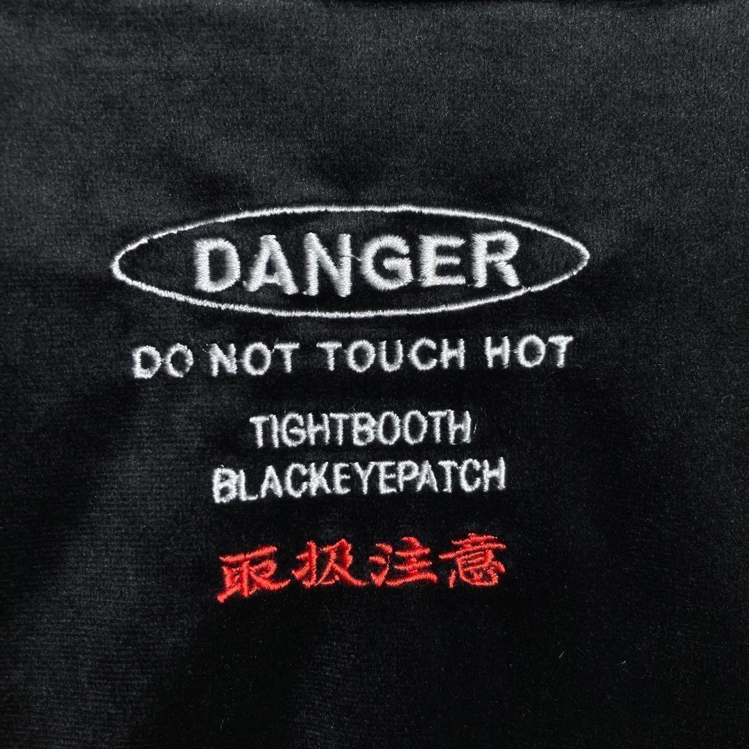 【美品】タイトブースプロダクション×ブラックアイパッチ ベルベット ダウン.