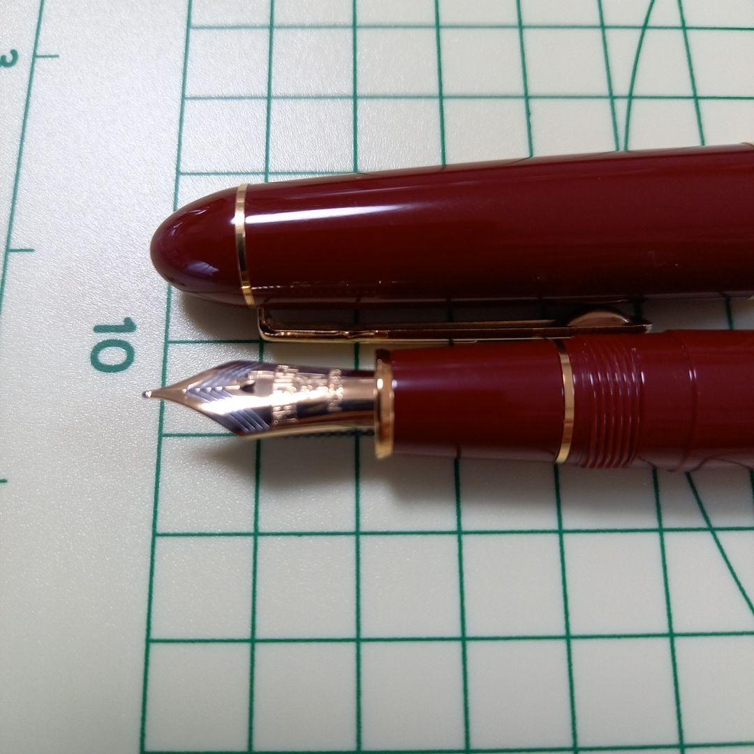 Platinum万年筆president ptb-20000ワインレッド M字