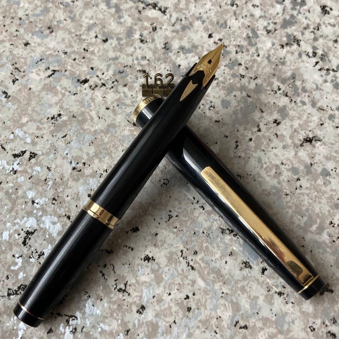 #162 オーバーホール済み 万年筆 SAILOR ショート象嵌 23k