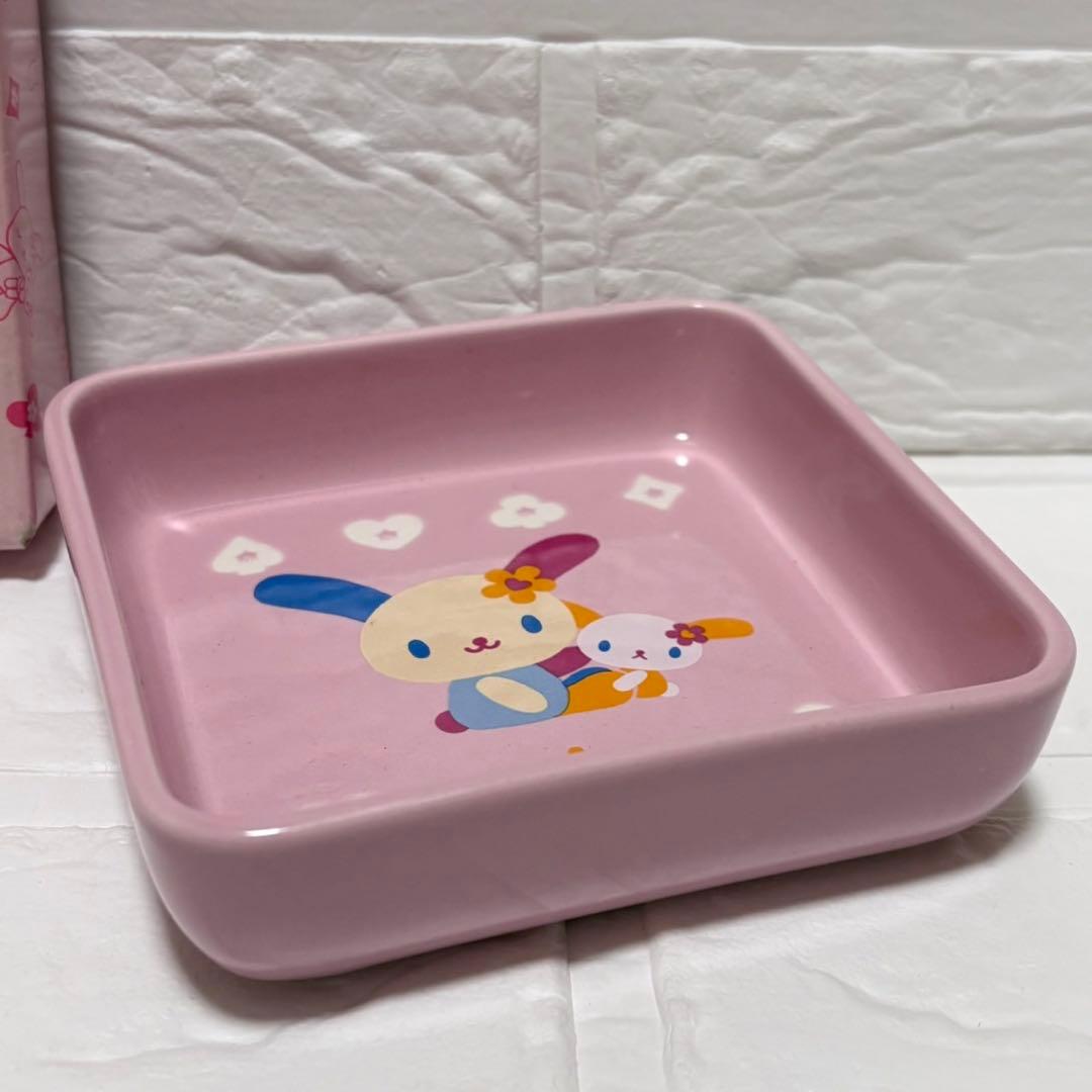 激レア　未使用　ウサハナ　小皿　2005 平成レトロ　当時物　サンリオショップ