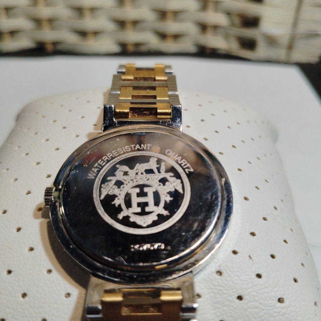い*様 HERMES クォーツ腕時計 ゴールド/シルバー207673