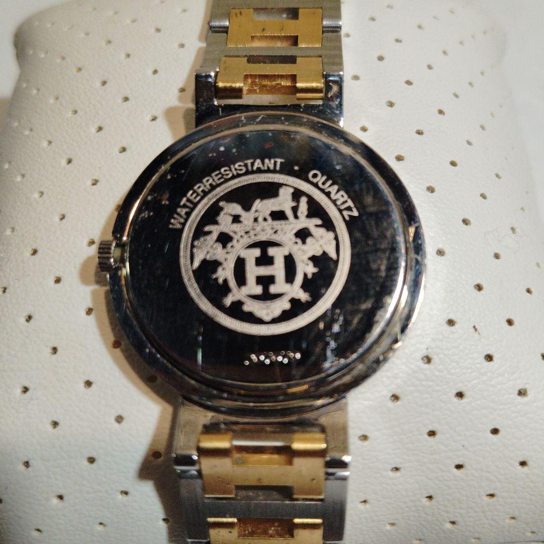 い*様 HERMES クォーツ腕時計 ゴールド/シルバー207673