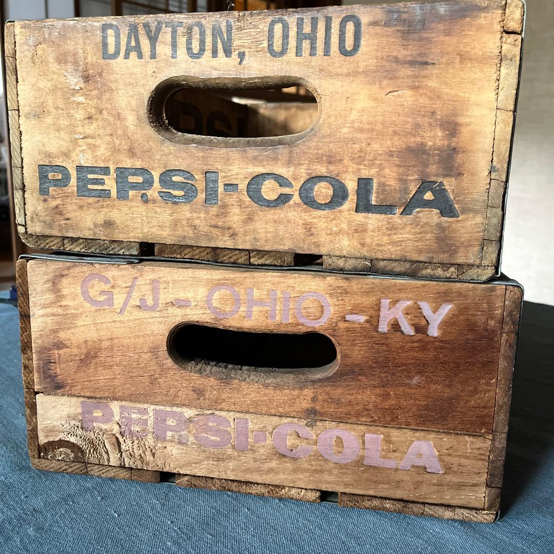 PEPSI ペプシ アンティーク　木箱