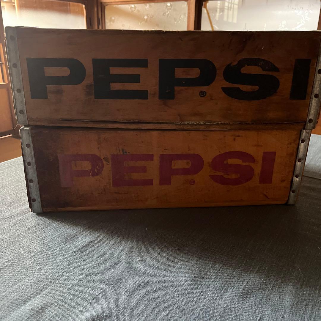 PEPSI ペプシ アンティーク　木箱