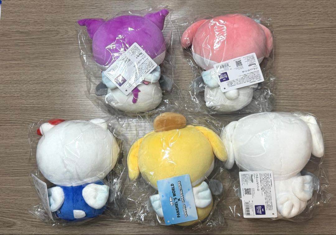 パンシェル サンリオコラボ ぬいぐるみ 5点セット　まとめ売り