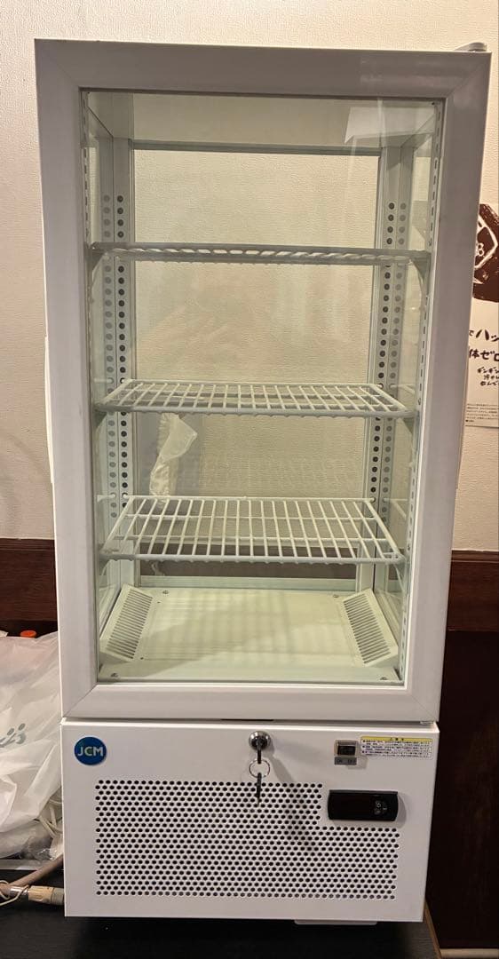【未使用】4面ガラス冷蔵ショーケース JCMS-78