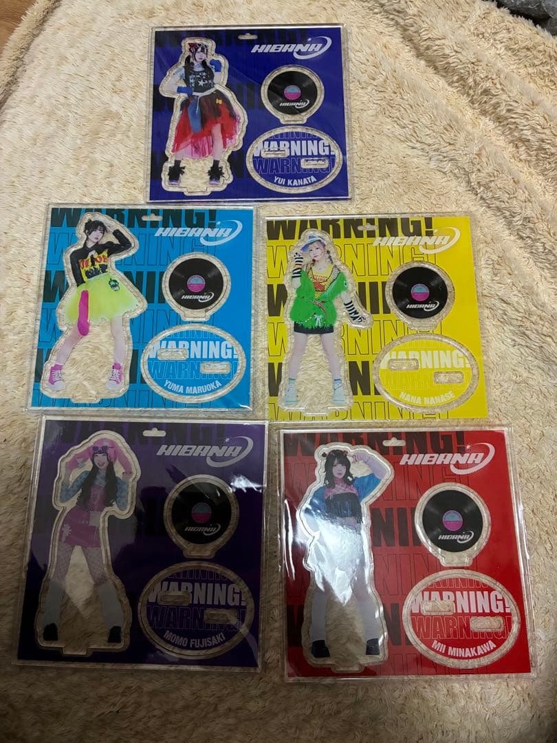 HIBANAアクリルスタンド　5個セット