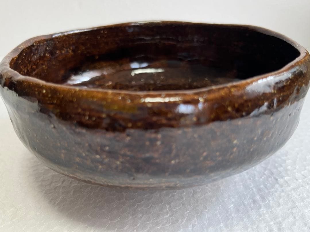 【美品】大樋焼　長阿弥　平茶碗　茶器　茶道具