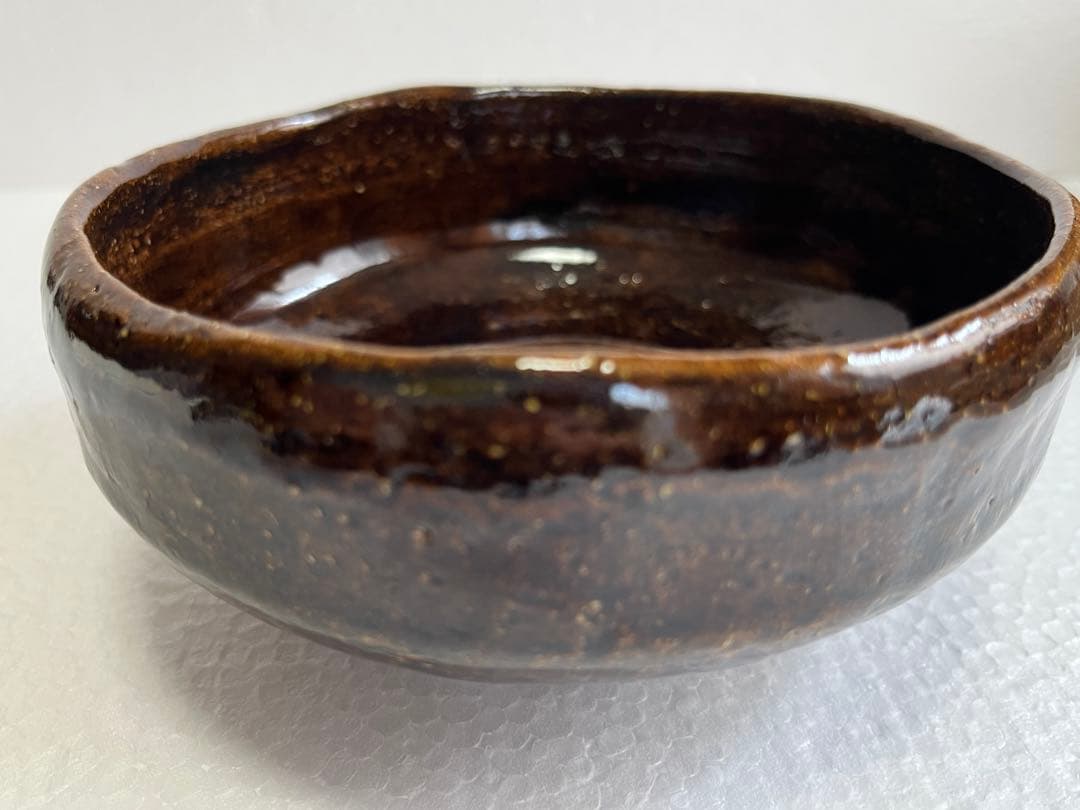 【美品】大樋焼　長阿弥　平茶碗　茶器　茶道具