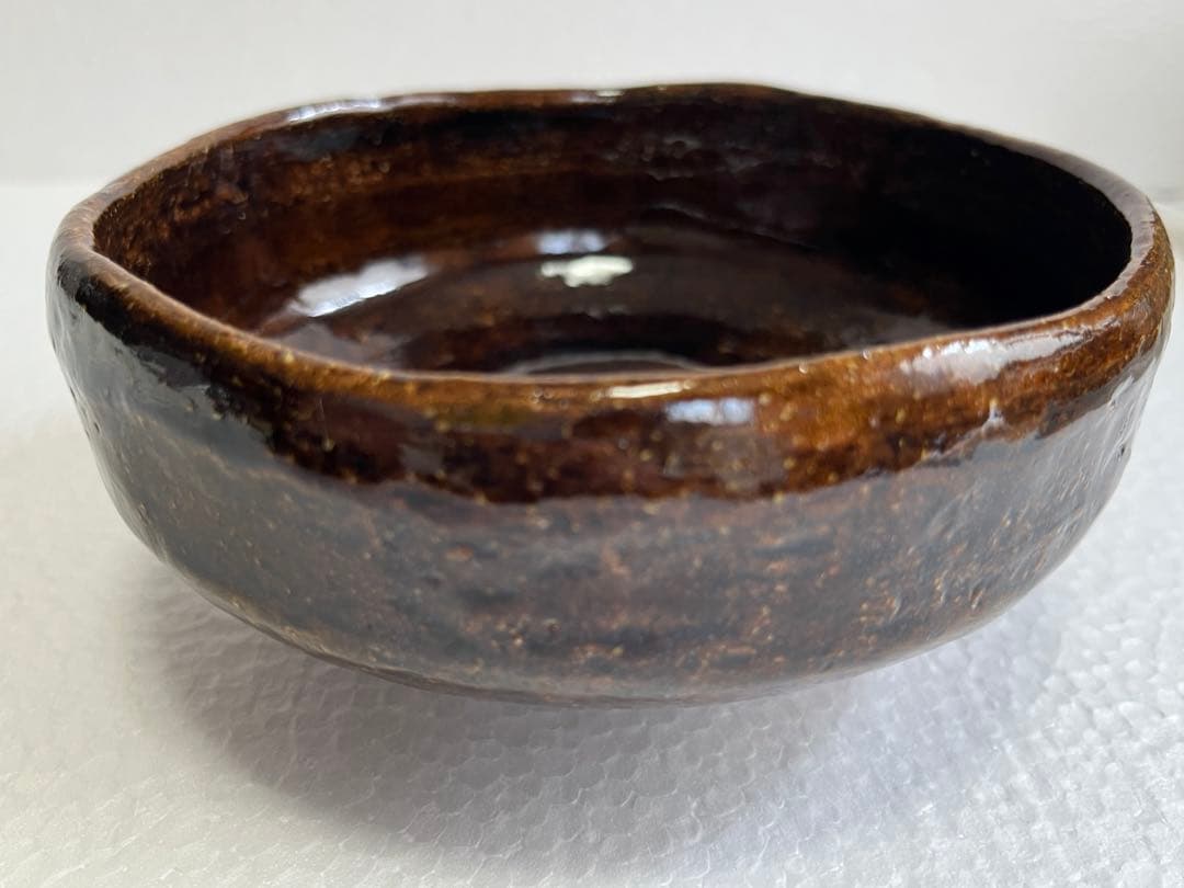 【美品】大樋焼　長阿弥　平茶碗　茶器　茶道具