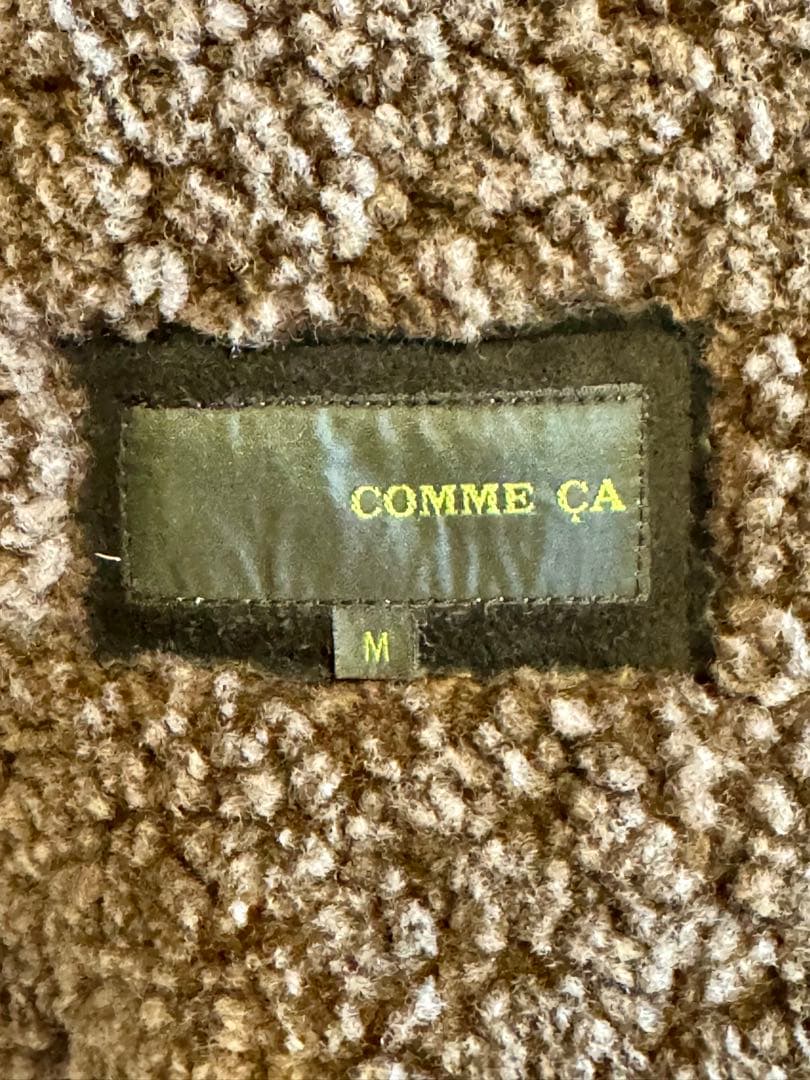 【ヴィンテージ】COMMEÇA リアルムートンロングコート M