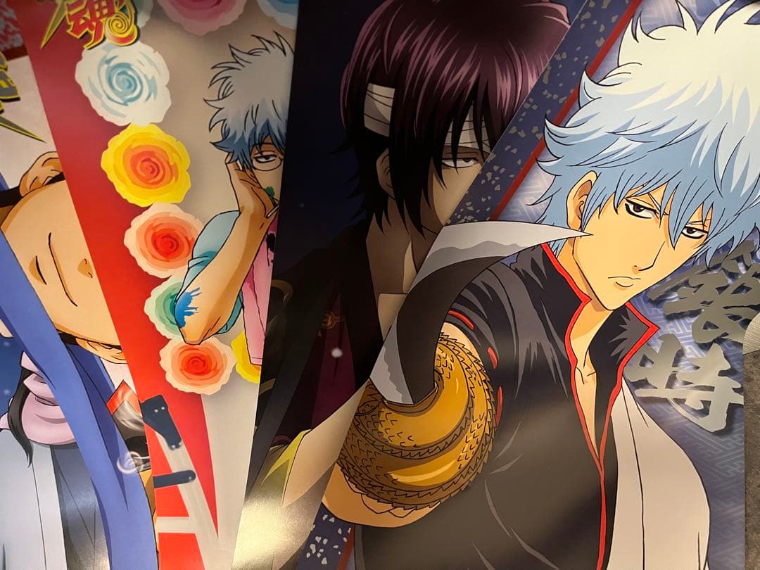 【未使用】銀魂 キャラポスコレクション ポスター 計6枚 シリーズ最終出品