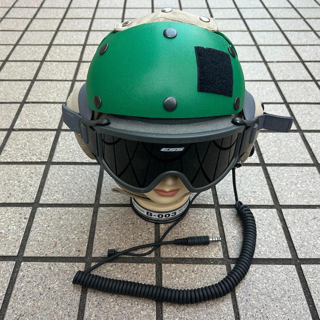 米軍　デッキクルーヘルメット　FLIGHT DECK　グリーン　ミリタリー ・２