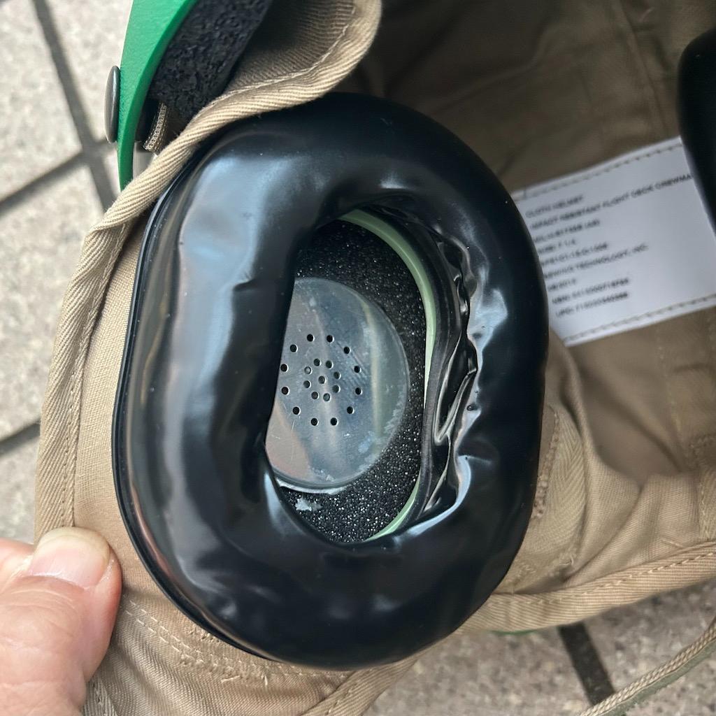 米軍　デッキクルーヘルメット　FLIGHT DECK　グリーン　ミリタリー ・２