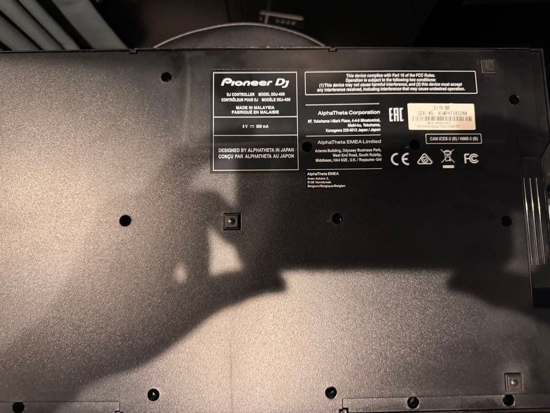 Pioneer DJ DDJ-400 DJコントローラー 本体