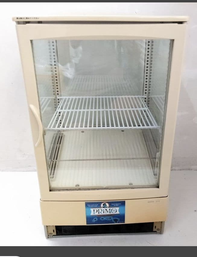 SANYO サンヨー 冷蔵庫 4面ガラス ショーケース SMR-C65F 65L