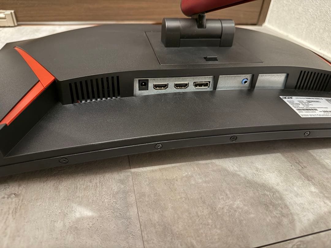 acer WQHD 165 Hz ゲーミングモニター 27インチ 湾曲